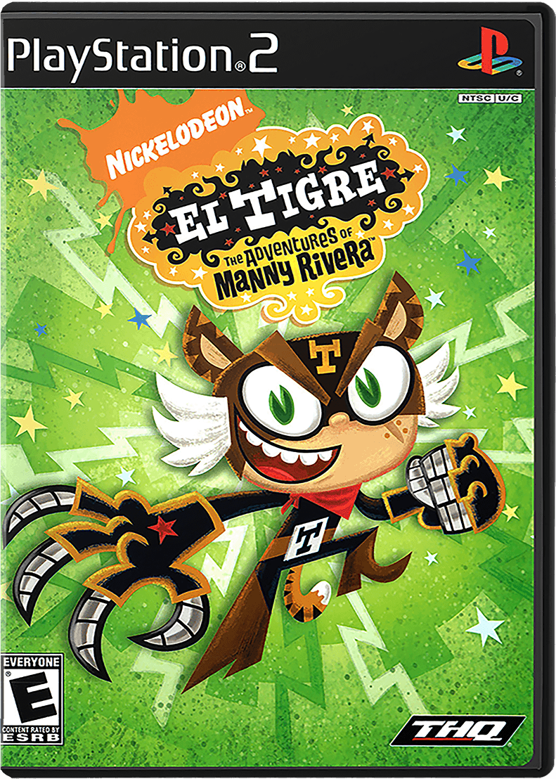 El Tigre The Adventures of Manny Rivera box art for Playstation 2